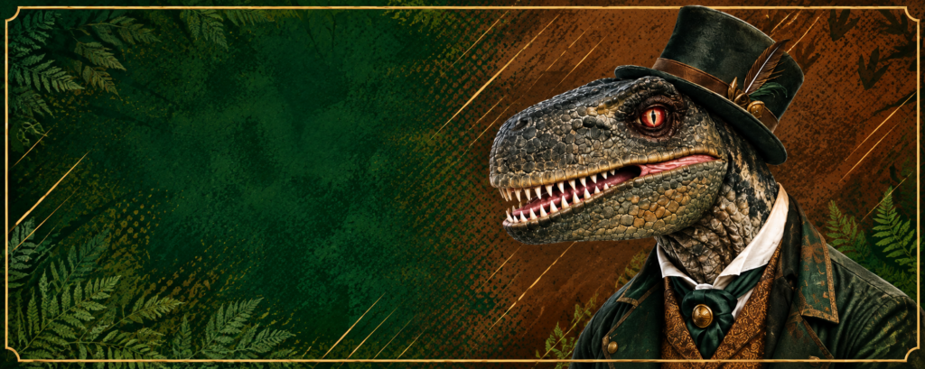Victorian Raptor in the Jungle